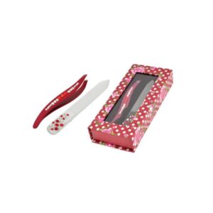 ROSE TWEEZER & NAIL FILE SET