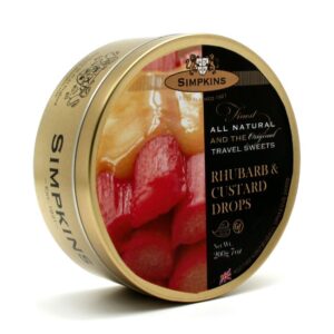 SIMPKINS - S/FREE RHUBARB & CUSTARD 175g