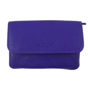 11cm TRIPLE GUSSET PURSE WITH ADDITIONAL REAR ZIP