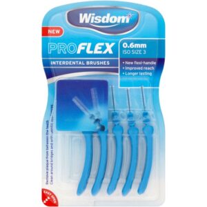 WISDOM - PROFLEX INTERDENTAL BRUSH 0.6mm BLUE