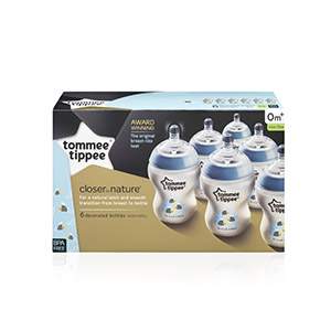 260ml DECORATED 6 PACK BOTTLES BLUE