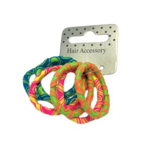 3.5cm DIAMETER NEON WAVE PATTERN ELASTIC