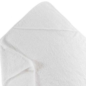 SOFT TOUCH - HOODED BABY TOWELS WHITE