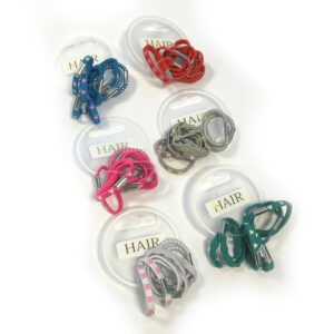 SMALL BRIGHT COLOURED CHILRENS ELASTICS
