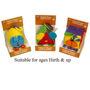 FUN TIME - ANIMAL SHAPES w/TEETHER