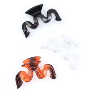 FINESSE > Clamp Waved Blk/Tort/Clear