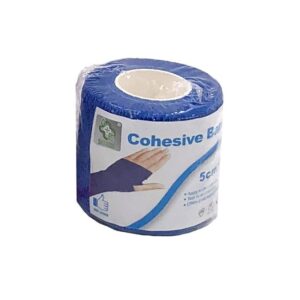 A & E - Cohesive Bandage Blue 7.5cm x 4.5 mtrs