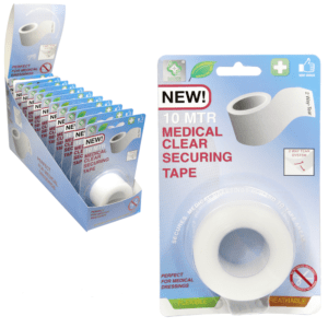 A & E - Clear Hospital 2 Way Tape