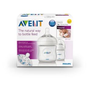 AVENT - NATURAL 125ml BOTTLE TWIN PACK