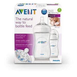 AVENT - NATURAL 260ml BOTTLES TWIN PACK