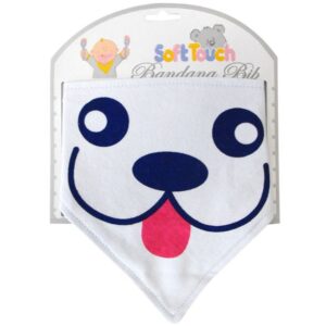 SOFT TOUCH - BANDANA BIB - FACES
