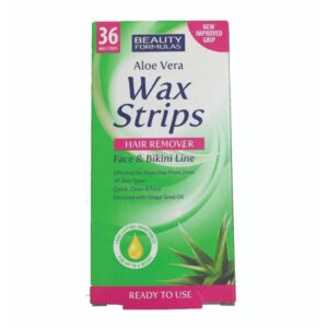 BEAUTY FORMULAS - HAIR REM WAX STRIPS 36'S
