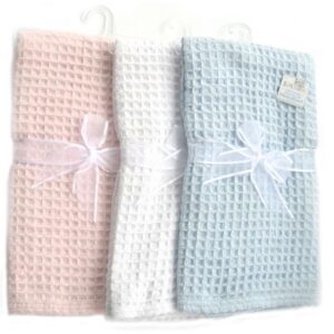 KNITTED CHENILLE WAFFLE BLANKET