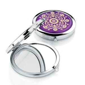 Silver Compact Mirror
