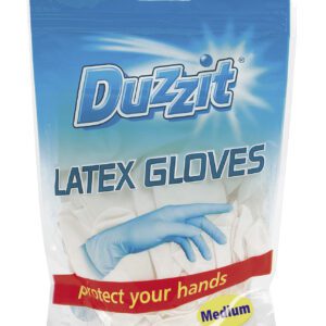 LATEX GLOVES - MED 18pk