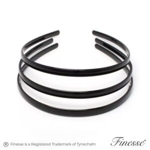 FINESSE > ALICEBAND 3PK - BLACK