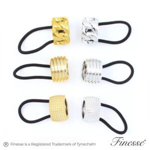 FINESSE > Hair Cuff - Silver/Gilt Mix