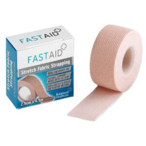 FAST AID - STRETCH FABRIC STRAPPING 2.5cm x 4.5m