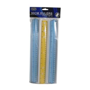 ROYLE OFFICE - 3 PACK 30cm RULERS
