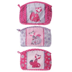 Floral Fox Cosmetic Bag