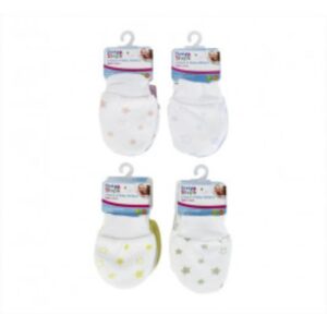 1ST STEPS - BABY MITTENS 4 ASSORTED