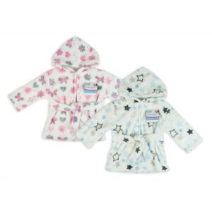 1ST STEPS - HOODED ROBE 2 ASSORTED