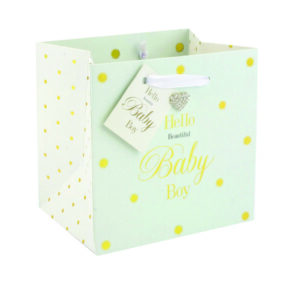Mad Dots - Small Gift Bag Blue