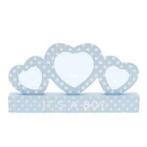 Baby Heart Photoframe - Blue