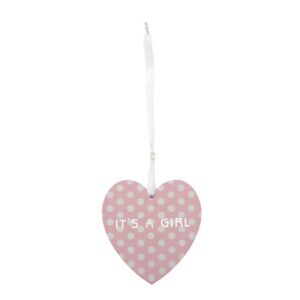 Baby Hanging Heart - Pink