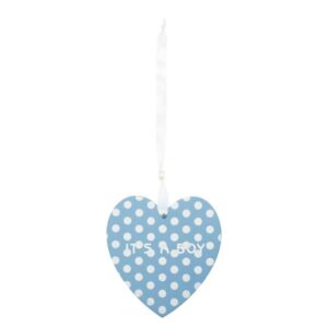 Baby Hanging Heart - Blue
