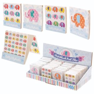 Dotty Elephant x6 Mini Nail Files