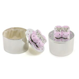 Dimante Shoe Trinket Box Pink