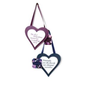 Homeware Gifts - Double Wood Heart Deco