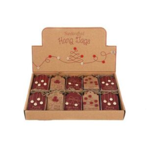 Vintage Script - Button Gift Tags