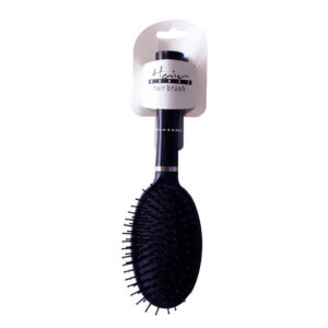 OVAL RUBBER PAD HAIRBRUSH