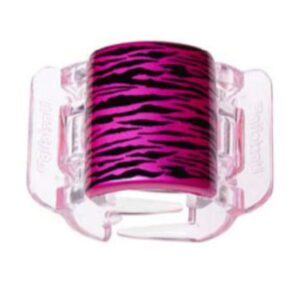 LINZI-CLIP - HOT PINK TIGER STRIPE MIDI