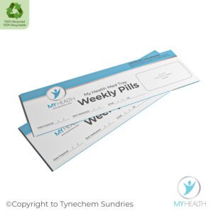 Weekly Duo Med Trays - MDS - Inserts MDS Duo Paper Backing Inserts