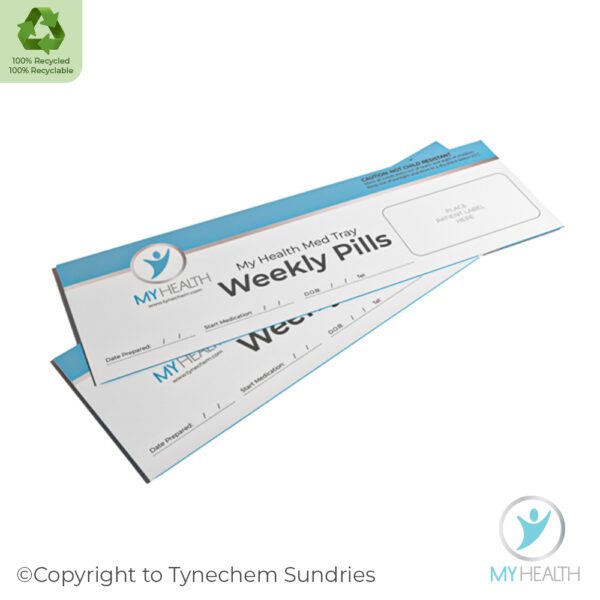 Weekly Duo Med Trays - MDS - Inserts MDS Duo Paper Backing Inserts