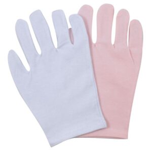 1Pr MOISTURISING GLOVES - COTTON(MG75)