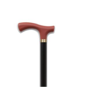 RED/BLACK - STRAIGHT WALKING STICK