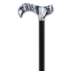 MYHEALTH - BLUE MARBLE HANDLE WALKING STICK