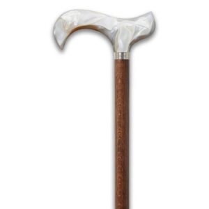 MYHEALTH - PEARL MARBLE HANDLE WALKING STICK