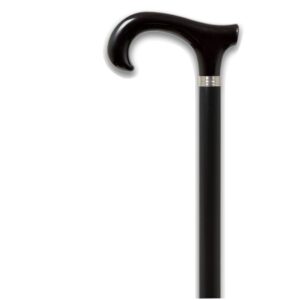 MYHEALTH - BLACK - CURVED WALKING STICK