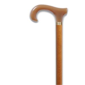 MYHEALTH - TAN - CURVED WALKING STICK