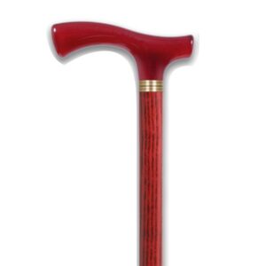 MYHEALTH - RED - STRAIGHT WALKING STICK
