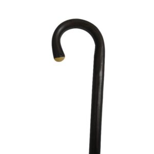 MYHEALTH - CANE - CROOK DARK WALKING STICK