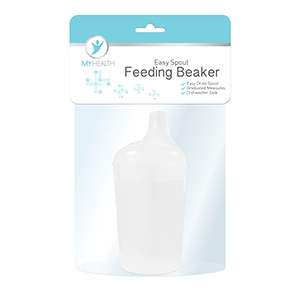 MYHEALTH - FEEDING BEAKER + WIDE SPOUT LID