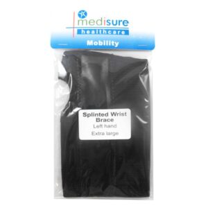 MEDISURE - SPLINTED LEFT WRIST BRACE - LARGE