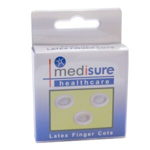MEDISURE - LATEX FINGER COT x12 ASSTD SIZES