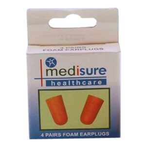 MEDISURE - EAR PLUGS - 4 PAIR PACK